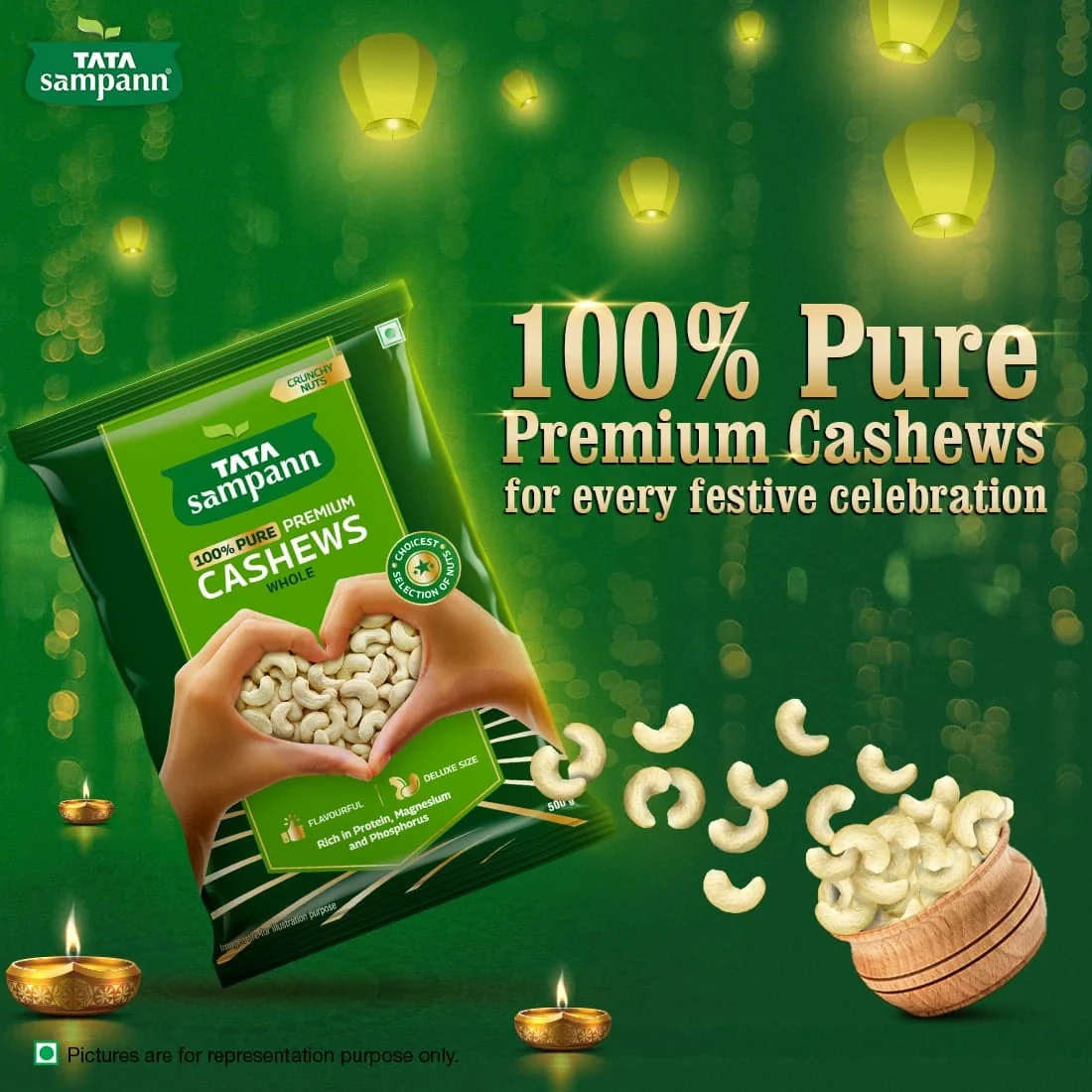 TATA Premium CASHEWS 500 GM