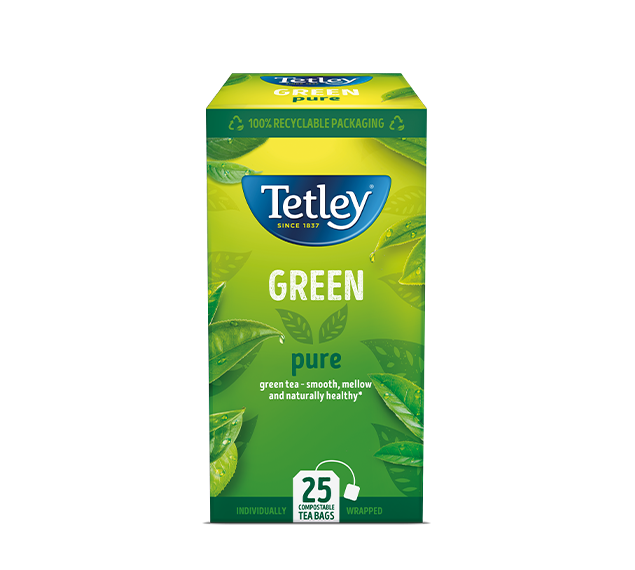 TETLEY Green Tea Pure & Org 25N